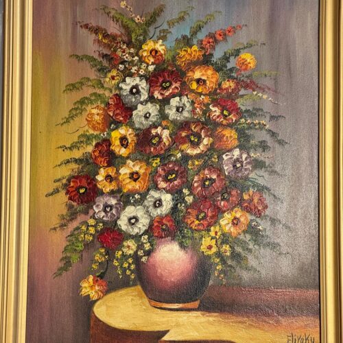 Oil Painting Flower 76*56 Cm
