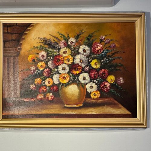 Oil Painting Flower 76*56 Cm
