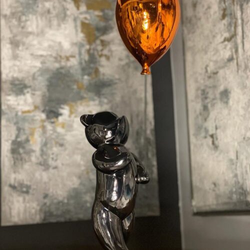 Reflective Balloon Bearer Sculpture