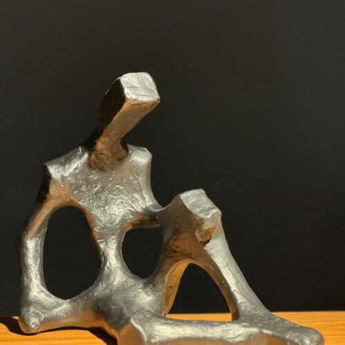 Abstract Black Sculpture