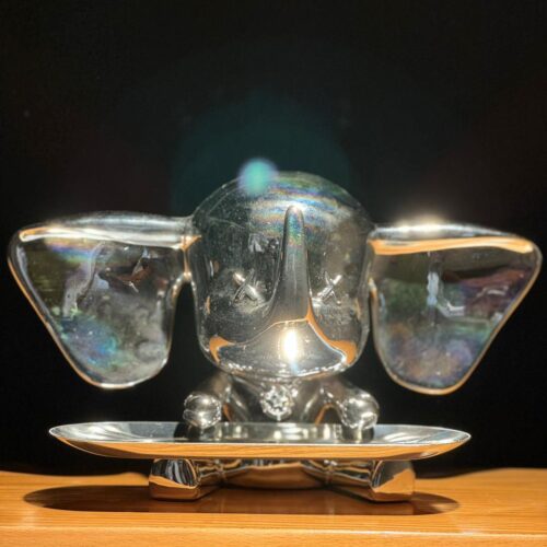 Metallic Elephant Figurine